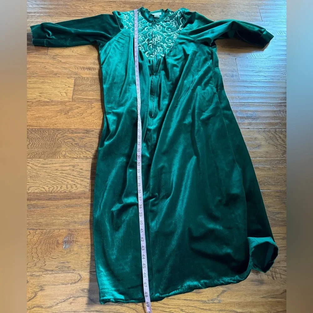 Vintage Cachet Green Housecoat by‎ Sears - Picture 10 of 10